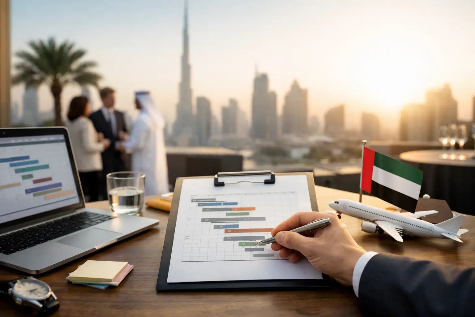 Corporate Event Timeline Template UAE