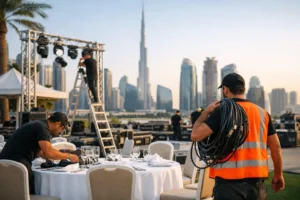 How Long Is Event Setup for a Dubai Event?